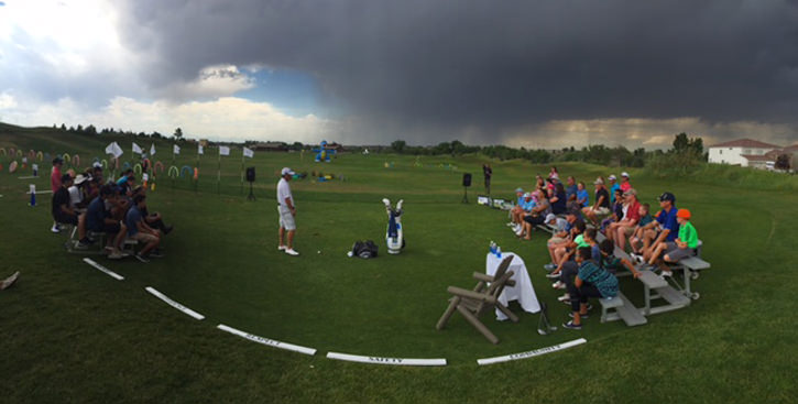 Ryan Palmer gives a clinic at Green Valley Ranch