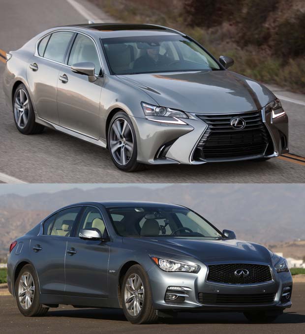 A Tale Of Two Liters 2016 Infiniti Q50 2 0t Lexus Comparison 2016 Infiniti Q50 2 0t Lexus Gs200t