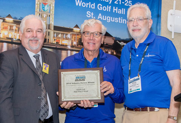 Dean Knuth with Award