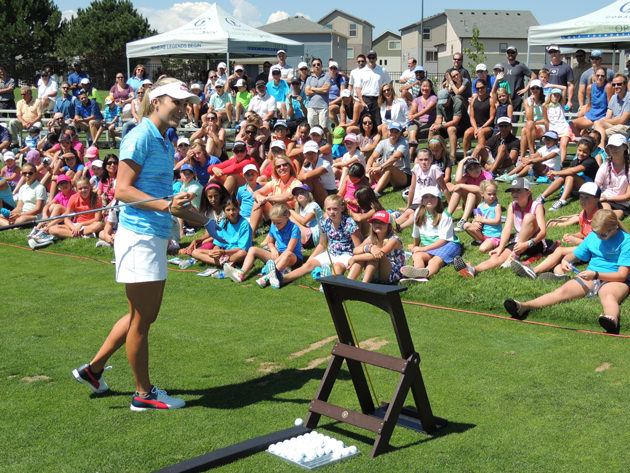 Lexi Thompson at last year's CoBank exhibition at Green Valley Ranch