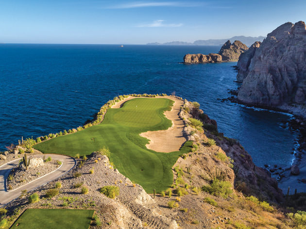 View of Danzante Bay's 17th hole, overlooking the Sea of Cortez