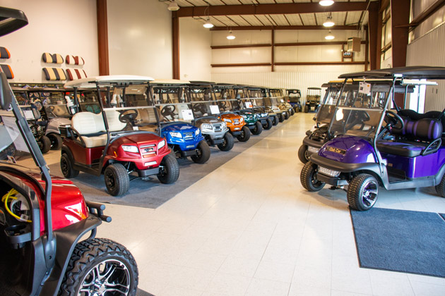 The Colorado Golf & Turf showroom on South Wadsworth Boulevard.