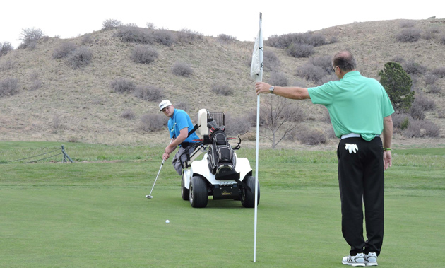 disabled golfer