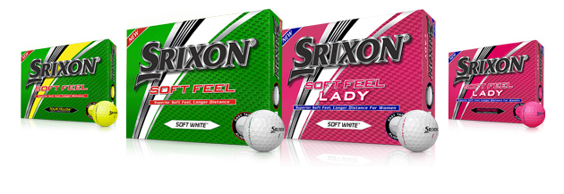 The Soft Feel family of golf balls.