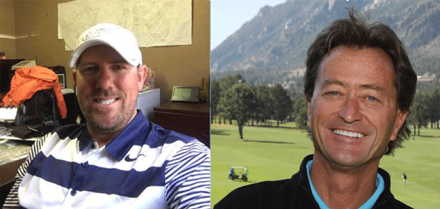 Barry Kendall (left) of Green Valley Ranch and Fred Dickman of The Broadmoor