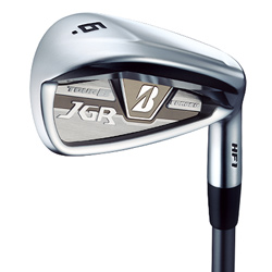Bridgestone's Tour-B-JGR-HF1 irons.