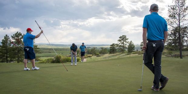 Putting distance control drill