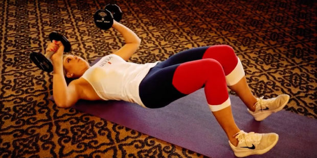 2019 Get Golf Fit: Supine Pileup Press