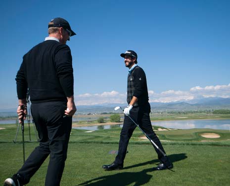 Mark Hubbard & David Duval at TPC Colorado